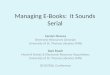 E-Book Management — It Sounds Serial!