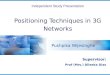 Positioning Techniques in 3G Networks