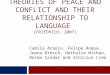 Theories of peace and conflict and their relationship