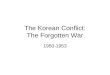 The korean conflict2