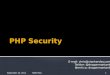 PHP Security Tips