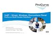 VoIP - Wired, Wireless, Everywhere Panel ProCurve Multi-Vendor Solutions