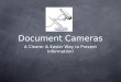 Document camera presentation