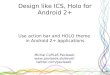ActionBar and Holo in Android 2+