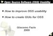 Opensource Software usability