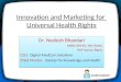 Innovation and marketing for universal health rights