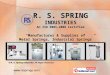 Industrial Springs by R. S. Spring Industries New Delhi