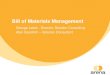Bill of Materials Management Webinar
