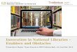 Innovation in National Libraries - Enablers and Obstacles 14112013