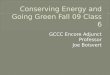 Conserving Energy And Going Green Class 6 Fall 09
