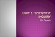 Intro to Scientific Inquiry