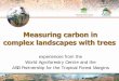 Measuring Carbon in Complex Landscapes with Trees - ICRAF and ASB at UNFCCC SB32