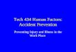 Human Factors: Accident Prevention