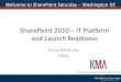 SharePoint 2010 – IT Platform and launch readiness