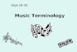 Music Terminology