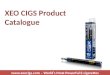 XEOI CIGS Product Catalogue : E-cigarettes, eShisha & eLiquid