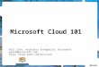 Microsoft cloud 101