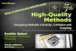 6. High-Quality Methods - Designing Methods Correctly, Cohesion and Coupling