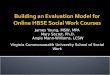 Building an Evaluation Model for Online HBSE Social Work Courses