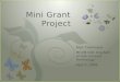 Mini Grant Project