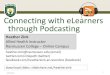 Connecting with eLearners through Podcasting