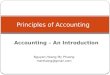 Phuong - Principles of Accounting - An introduction