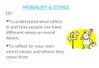 Intro to morals
