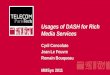 Usages of DASH for Rich Media Services
