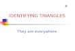 Identifying triangles 1-1