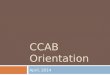 Construction Codes Advisory Board (CCAB)