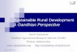 Sustainable Rural Development - A Gandhian Perspective