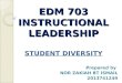 Instructional leadership  (chapter 2 student diversity)