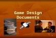 Game designdocs