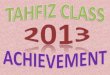 Tahfiz class 2013