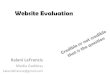 Web site Evaluation AAOCC