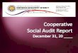 Social Audit for Cooperatives (Updated  Apr 19 2013)