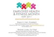 Employee Health and Fitness Month with Diane Hart and Brenda Loube