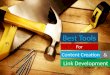 Best tools for content creation and link development