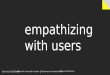 BIH - Empathizing with users