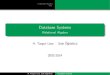 Database Systems - Relational Algebra