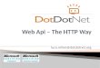 Web Api – The HTTP Way