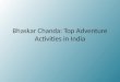 Top Five Adventure Activities in India
