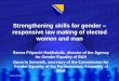 Bosnia and Herzegovina: Strengthening Skills for Gender –responsive Law Making of Elected Women and Men