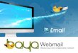 Email filters and folder in Baya Webmail