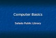 Salado public library computer basics
