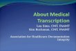 About Medical Transcription PowerPoint Presentation