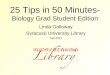 25 tips - Biology Graduate Student Edition