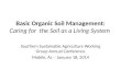 Southern SAWG - Basic Organic Soil Mnagement