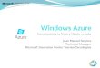 Windows azure: Introducción a la Nube y HoL de Azure MICTT