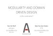 Modularity and Domain Driven Design; a killer combination?